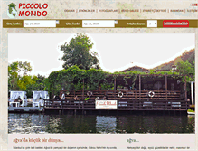 Tablet Screenshot of piccolomondohotel.com